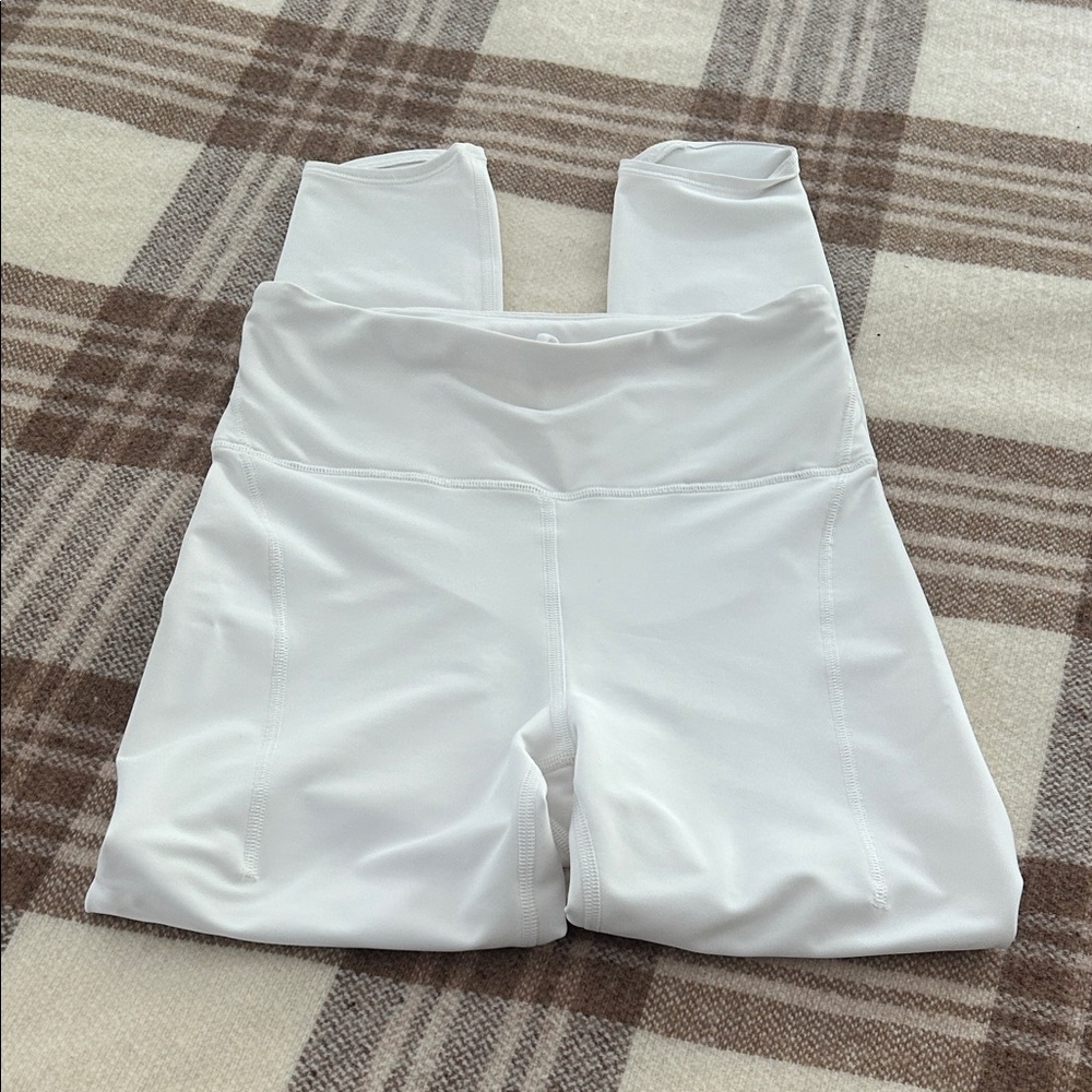 Athleta Women's White 7/8 Pacesetter Leggings